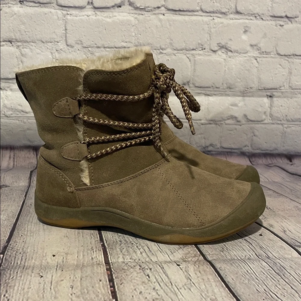 Eddie Bauer Suede Winter Boots Sz 6.5